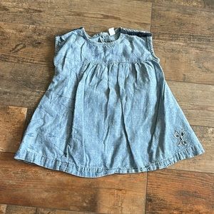 Amy Coe Toddler Denim Dress with Arrow Print